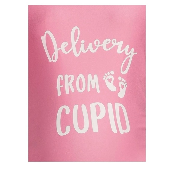 Time And Tru Women's Delivery
From Cupid Graphic Pink T-Shirt Size S (4-6) - Picture 6 of 11